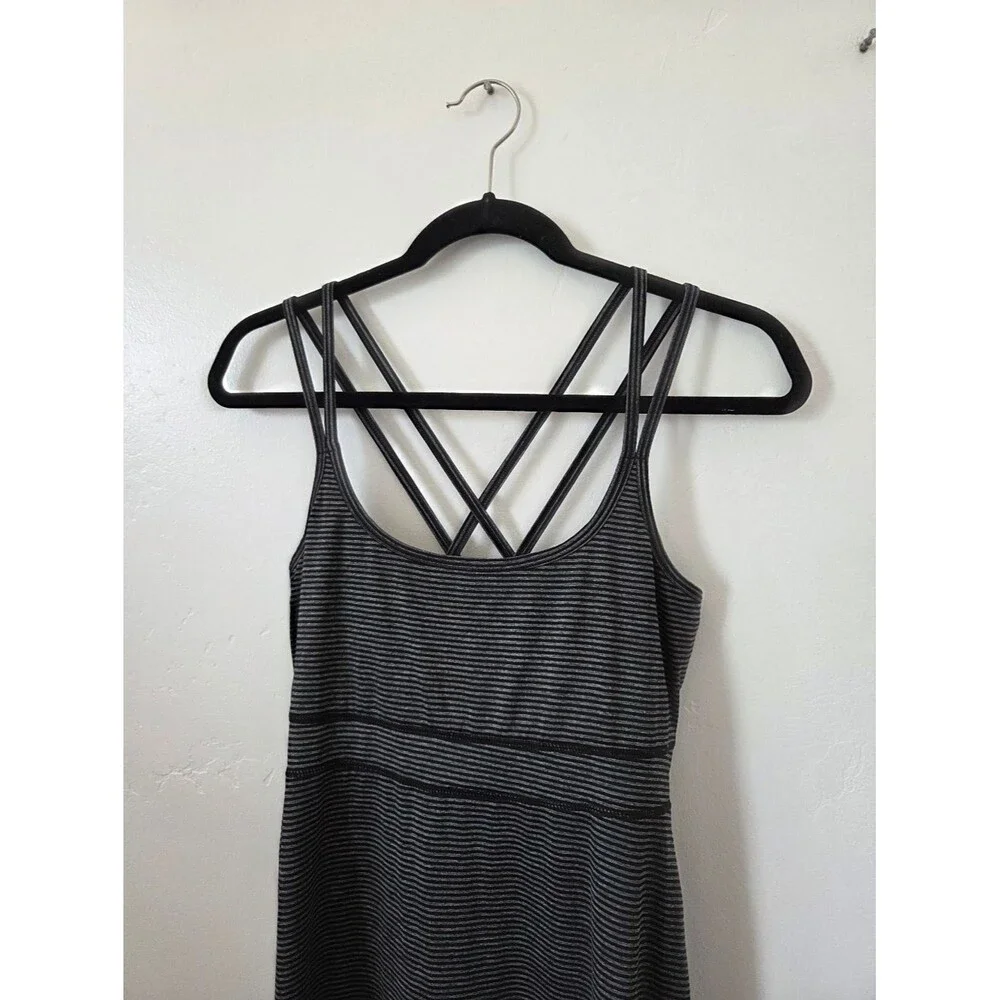 Soybu Sporty Athletic Dress Striped Preppy Golf Pickleball Tennis Beach Medium